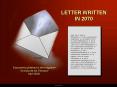 Lettre crite en 2070 PowerPoint PPT Presentation