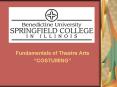 Fundamentals of Theatre Arts PowerPoint PPT Presentation