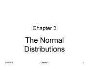 The Normal Distributions