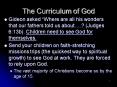 The Curriculum of God PowerPoint PPT Presentation