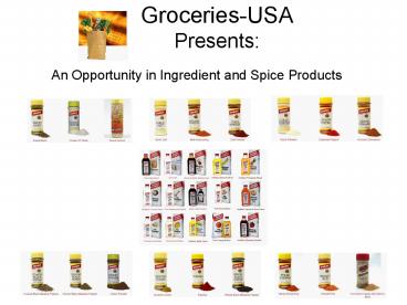 Groceries-USA Presents: