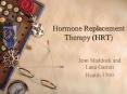 Hormone Replacement Therapy HRT PowerPoint PPT Presentation