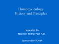 Homotoxicology History and Principles PowerPoint PPT Presentation