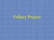 Fallacy Project