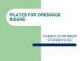 PILATES FOR DRESSAGE RIDERS PowerPoint PPT Presentation