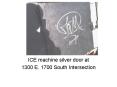 ICE machine silver door at PowerPoint PPT Presentation
