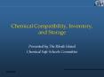 Chemical Compatibility, Inventory, and Storage PowerPoint PPT Presentation