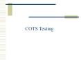 COTS Testing PowerPoint PPT Presentation