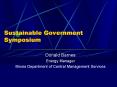 Sustainable Government Symposium PowerPoint PPT Presentation