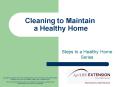 Cleaning to Maintain a Healthy Home PowerPoint PPT Presentation