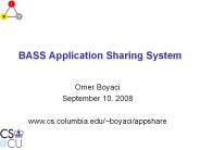 BASS Application Sharing System
