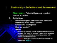 Biodiversity 