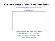 On the Causes of the 1930s Dust Bowl