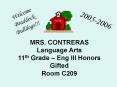 MRS. CONTRERAS Language Arts 11th Grade  PowerPoint PPT Presentation