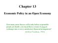 Chapter 13 Economic Policy in an Open Economy PowerPoint PPT Presentation