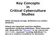 Key%20Concepts%20in%20Critical%20Cyberculture%20Studies PowerPoint PPT Presentation