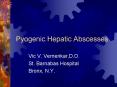 Pyogenic Hepatic Abscesses PowerPoint PPT Presentation