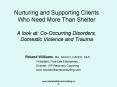 Nurturing and Supporting Clients Who Need More Than Shelter A look at: CoOccurring Disorders, Domest PowerPoint PPT Presentation