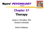 Myers PSYCHOLOGY 7th Ed