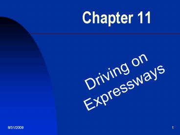 Driving on Expressways