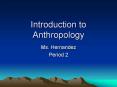Introduction to Anthropology PowerPoint PPT Presentation
