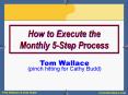 How to Execute the Monthly 5Step Process PowerPoint PPT Presentation