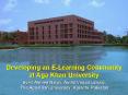 Developing an ELearning Community at Aga Khan University PowerPoint PPT Presentation