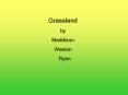 Grassland by Maddison Weston Ryan PowerPoint PPT Presentation