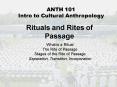 Rituals and Rites of Passage PowerPoint PPT Presentation