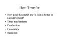 Heat Transfer PowerPoint PPT Presentation