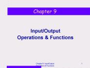 InputOutput