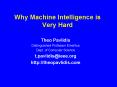 Why Machine Intelligence is Very Hard PowerPoint PPT Presentation