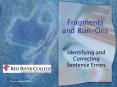 Fragments and RunOns PowerPoint PPT Presentation