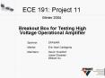 ECE 191: Project 11 Winter 2004 PowerPoint PPT Presentation