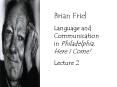 Brian Friel PowerPoint PPT Presentation