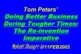 Tom Peters Doing Better Business During Tougher Times: The Reinvention Imperative Makati Shangrila11