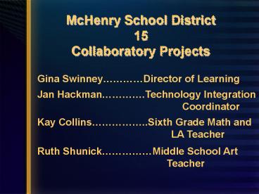 Gina SwinneyDirector of Learning