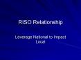 RISO Relationship PowerPoint PPT Presentation