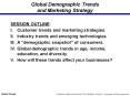 Global Demographic Trends and Marketing Strategy PowerPoint PPT Presentation