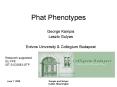 Phat Phenotypes PowerPoint PPT Presentation