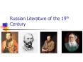 Russian Literature of the 19th Century PowerPoint PPT Presentation