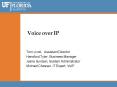 Voice over IP PowerPoint PPT Presentation
