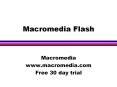 Macromedia Flash PowerPoint PPT Presentation
