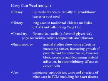 Other Popular Dietary Supplements