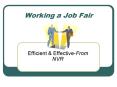 Working a Job Fair PowerPoint PPT Presentation