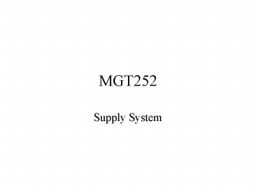 MGT252