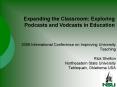 2006 International Conference on Improving University Teaching  Rick Shelton Northeastern State University Tahlequah, Oklahoma USA PowerPoint PPT Presentation