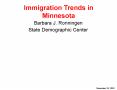 Immigration Trends in Minnesota PowerPoint PPT Presentation