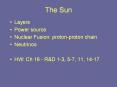 The Sun PowerPoint PPT Presentation