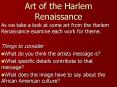 Art of the Harlem Renaissance PowerPoint PPT Presentation